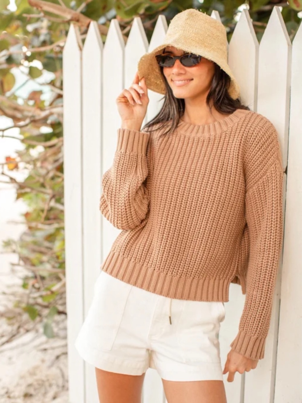 Marea Cropped Beach Sweater NWT Sz. XS